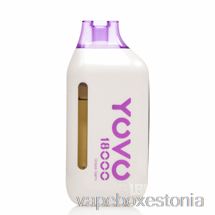 Vape Box Estonia Yovo Ultra 18000 ühekordne Viinamarja Gami